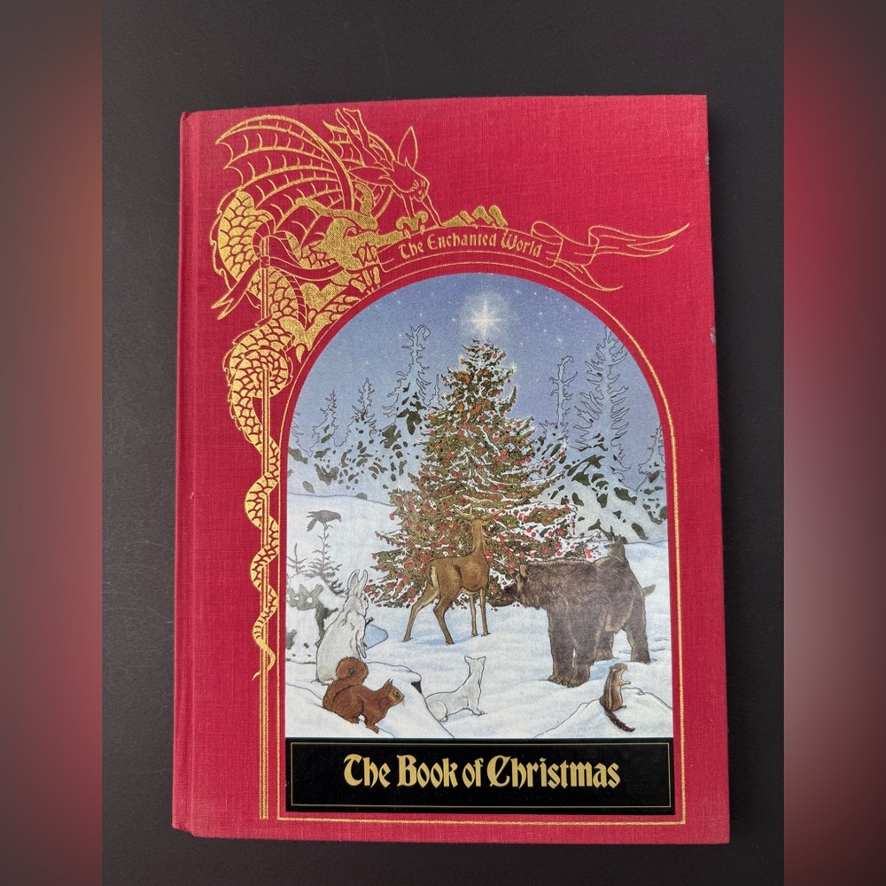The Enchanted World: The Book of Christmas - Red and Gold Holiday Decor